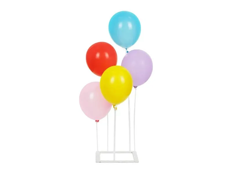 Weißer Ballonständer
