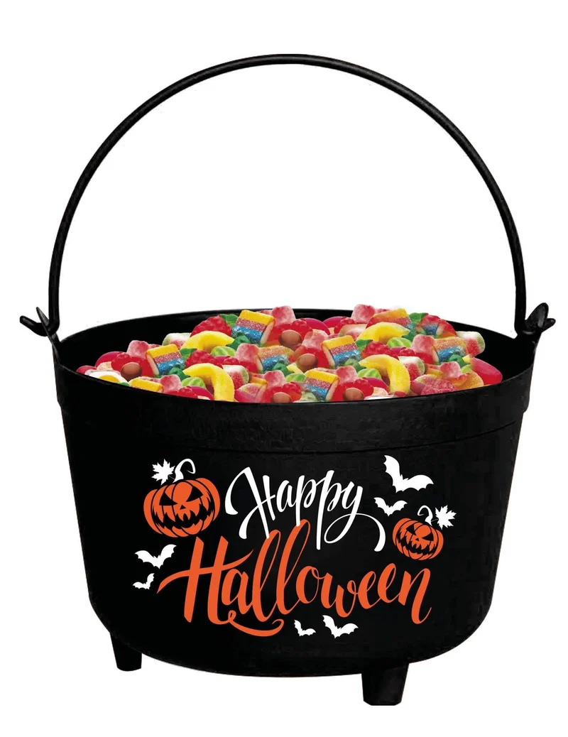 Kessel Happy Halloween Accessoire schwarz 24 x 23 x 15 cm