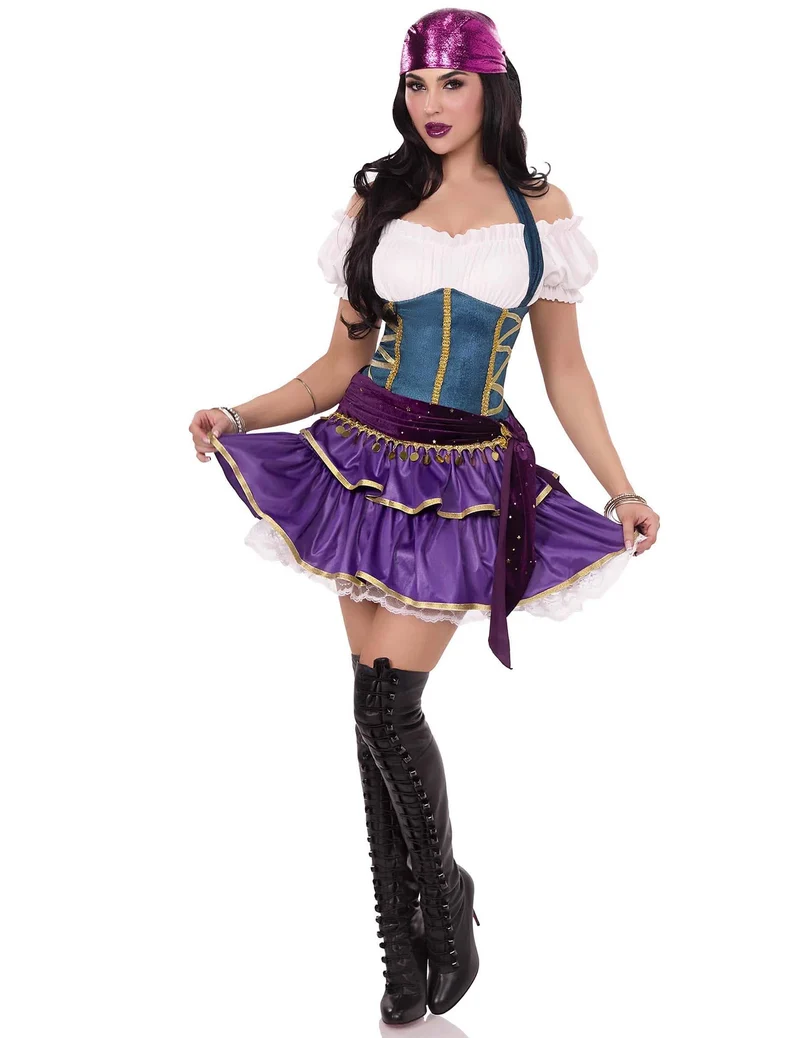 Sexy Luxus-Böhmin Kostüm für Damen