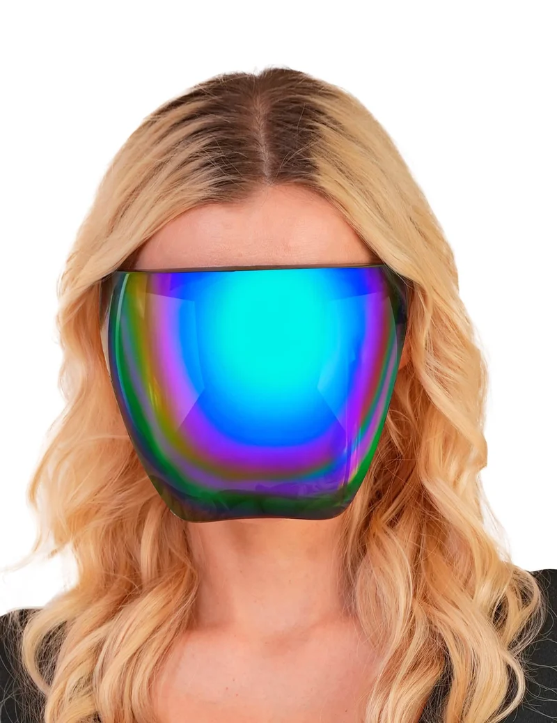 Futuristische Maske Spiegeleffekt für Erwachsene