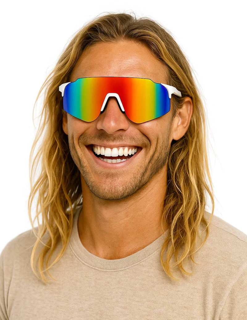Regenbogen Sportbrille für Erwachsene
