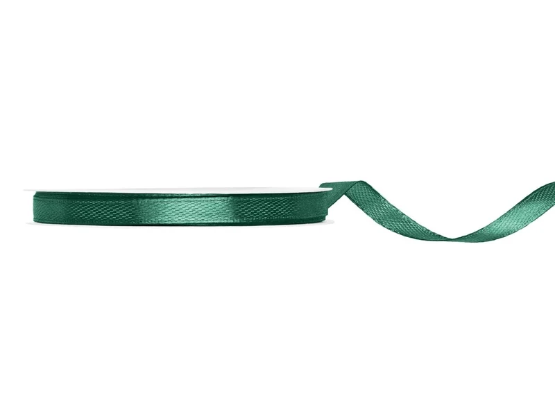 Dunkelgrünes Farbband 6Mm Satin 25m