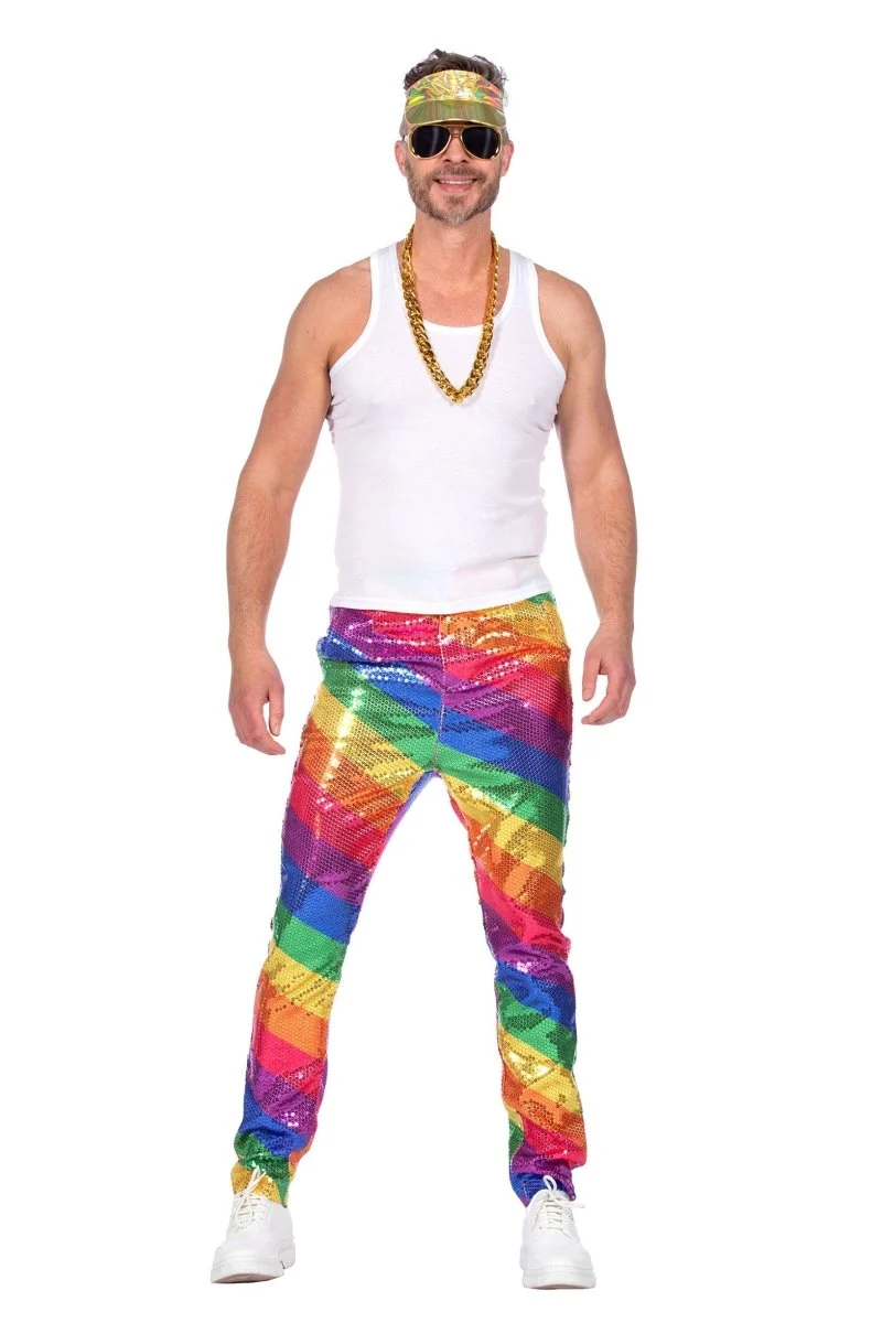 Regenbogenhosen Männer