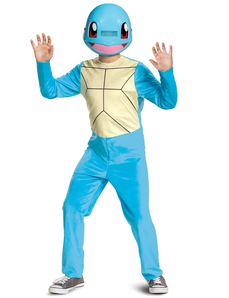 Klassisches Pokémon™ Schiggy-Kostüm für Kinder