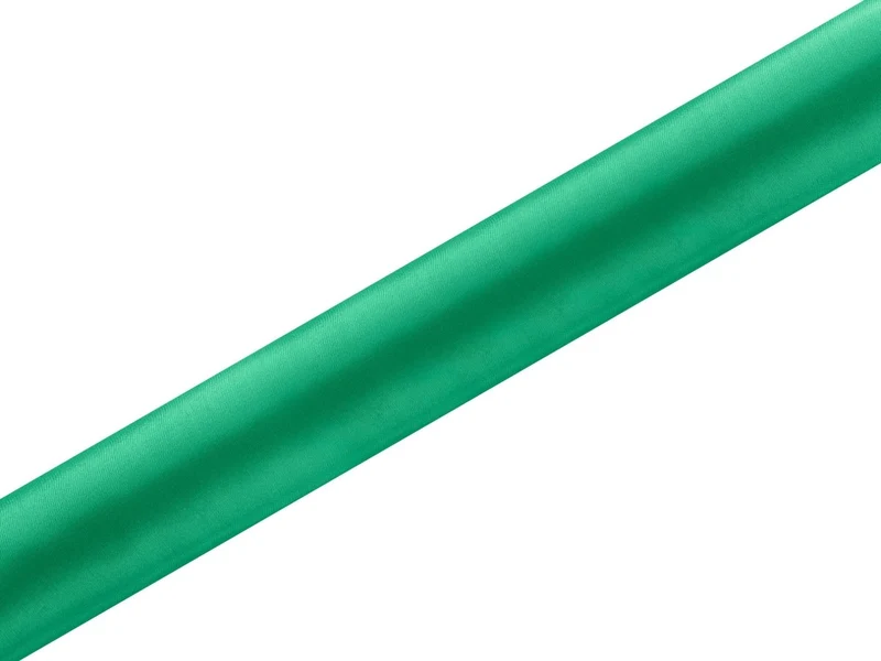 Grüner Tischläufer Satin 9m