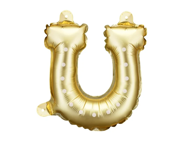 Goldballon Pferdehuf leer 1,2m