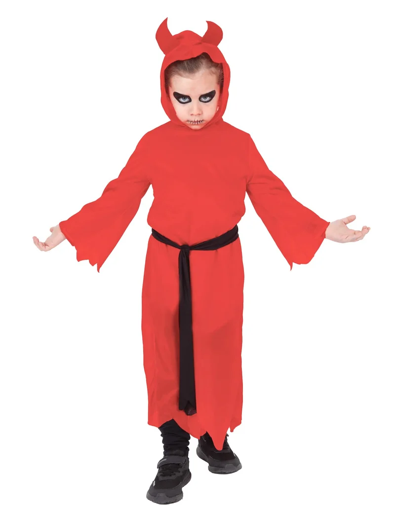 Teufelkostüm für Kinder rot