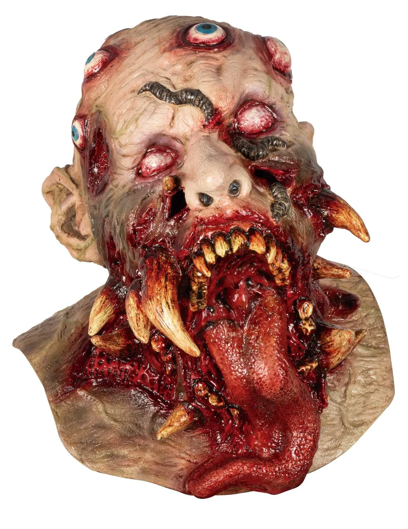 Zombie-Monster Vollgesichtsmaske für Erwachsene