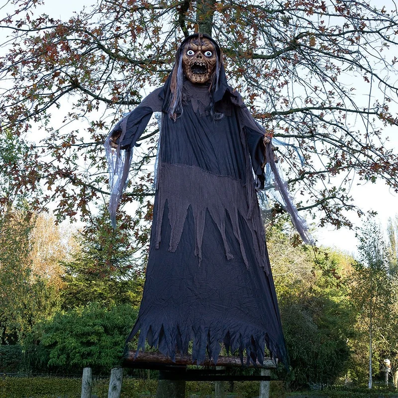 Halloween Puppe Hexe 3,5m