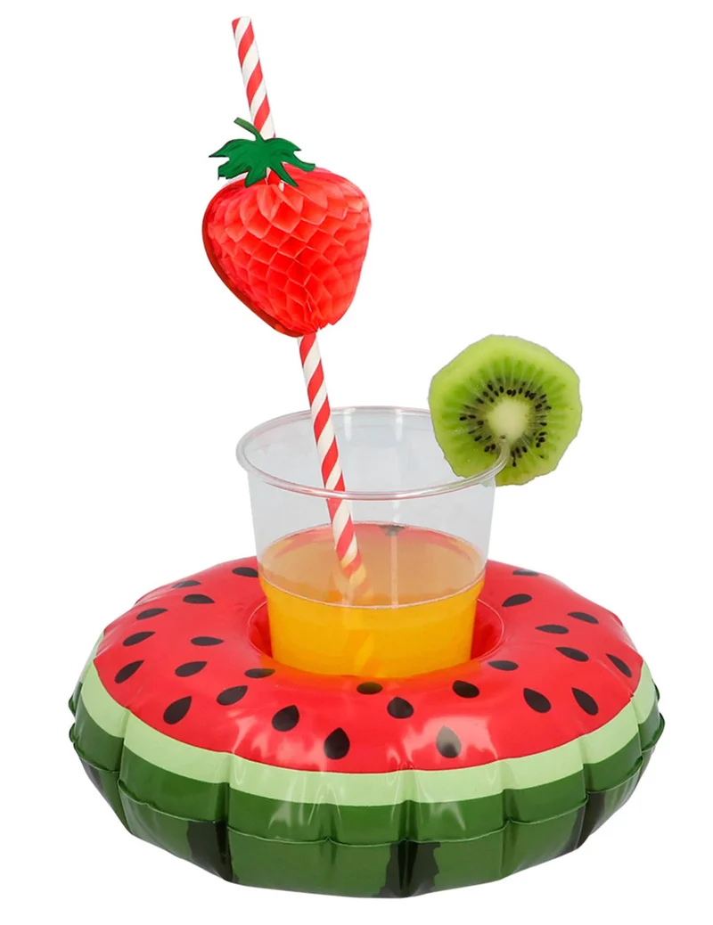 Aufblasbarer Wassermelonen-Getränkehalter