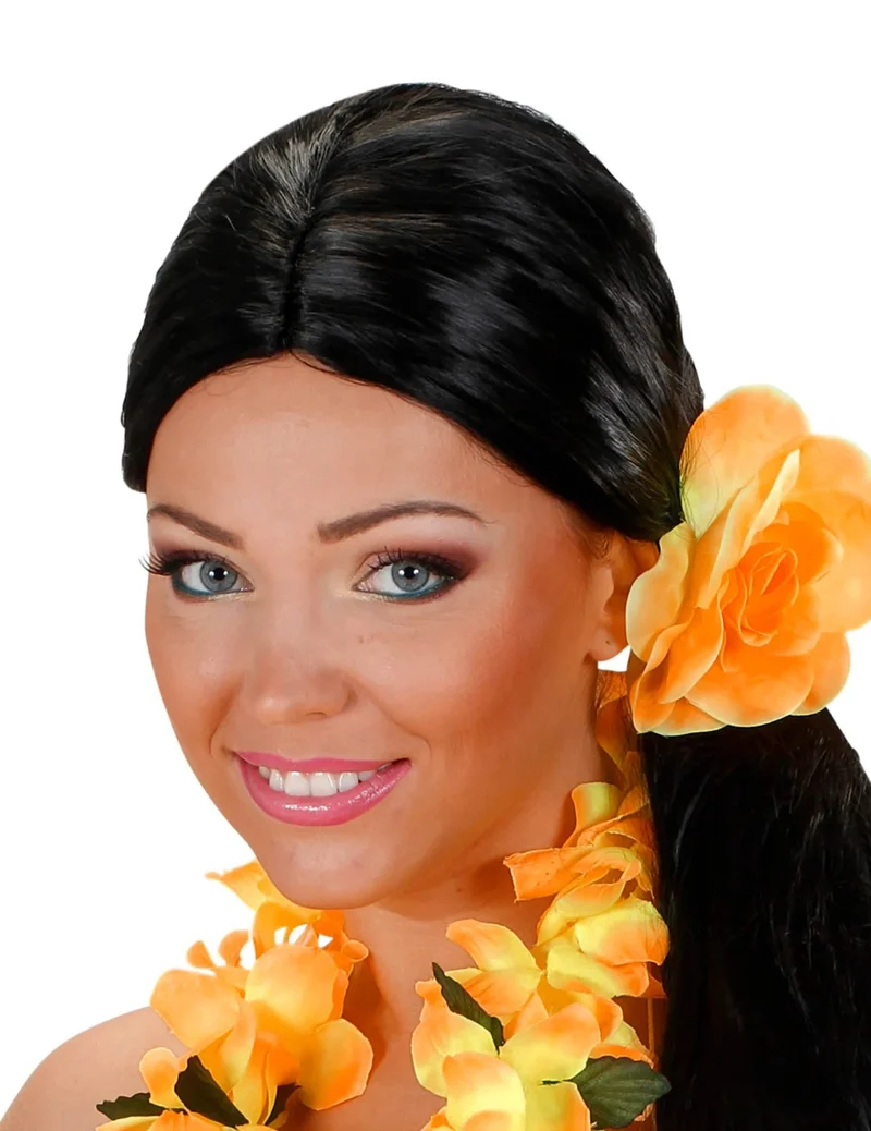 Gelbe Blume mit Haargummi