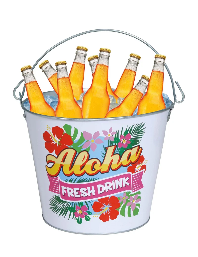 Getränkeeimer Aloha Hawaii 19 x 23 cm
