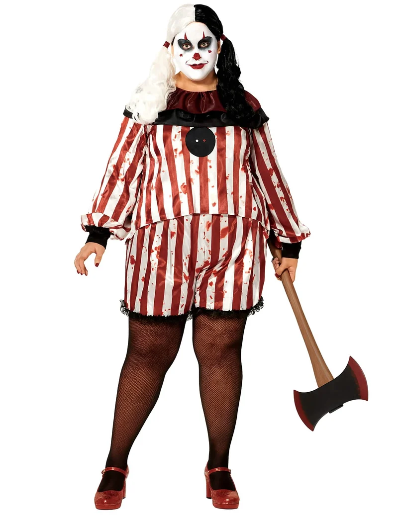 Clown Kostüm für Damen Plus size