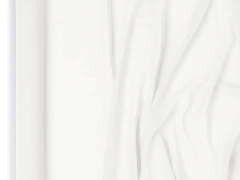 Weißer Tischläufer aus Chiffon, 5 m