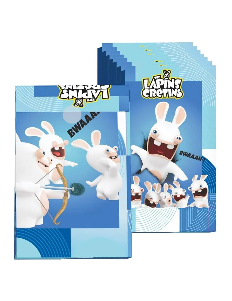 8 Raving Rabbids™ Geschenktüten