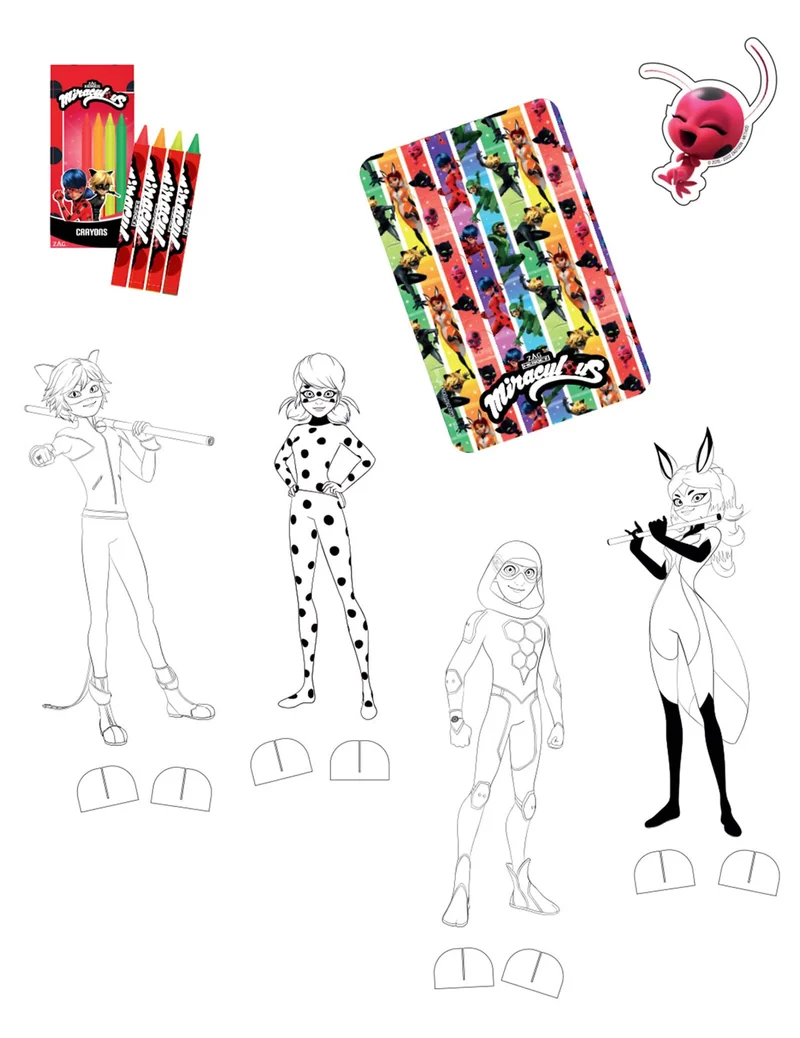 24 Miraculous™ Geschenk-Accessoires