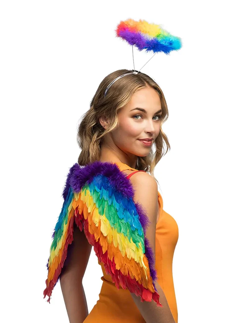 Engel-Set Regenbogen für Erwachsene