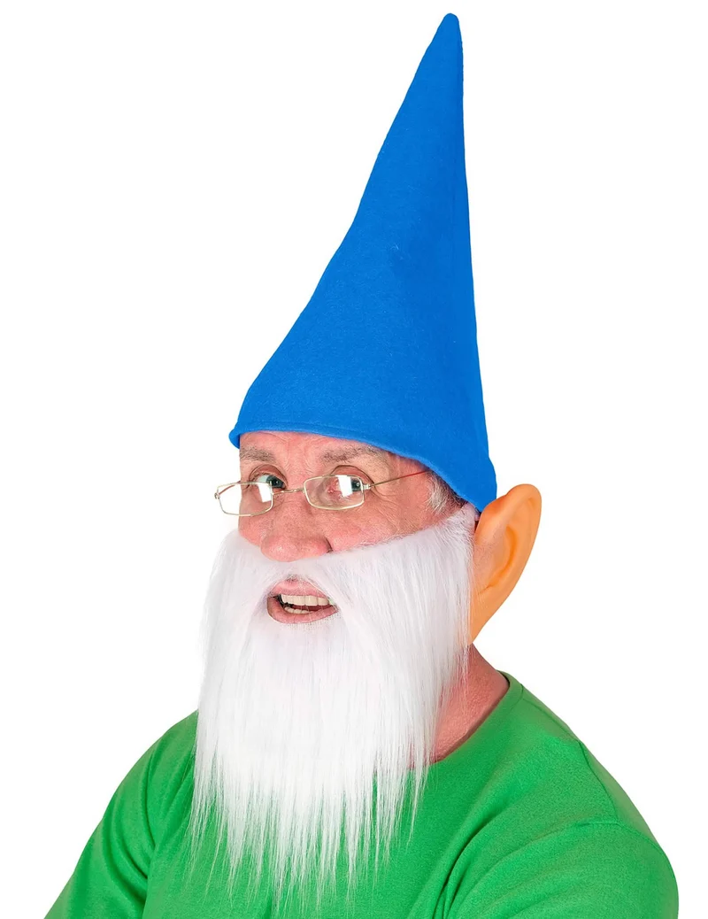 Zwerg Zubehör Set für Erwachsene blau
