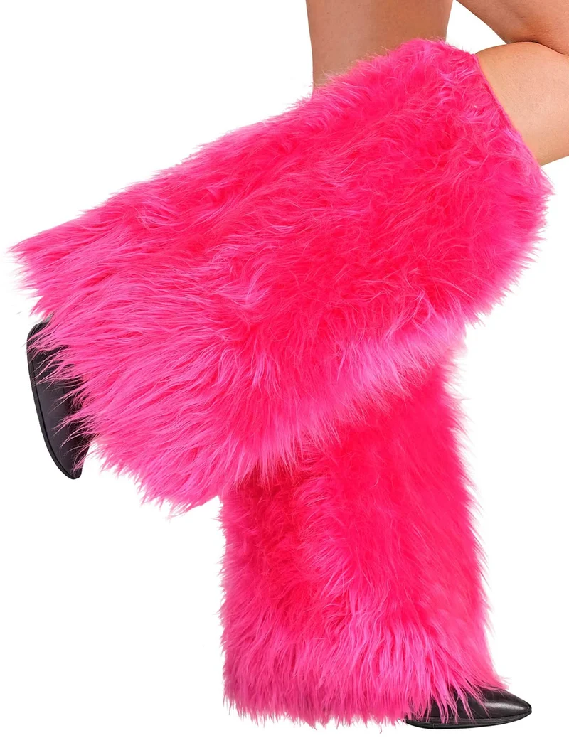 Fell-Stulpen pink für Erwachsene