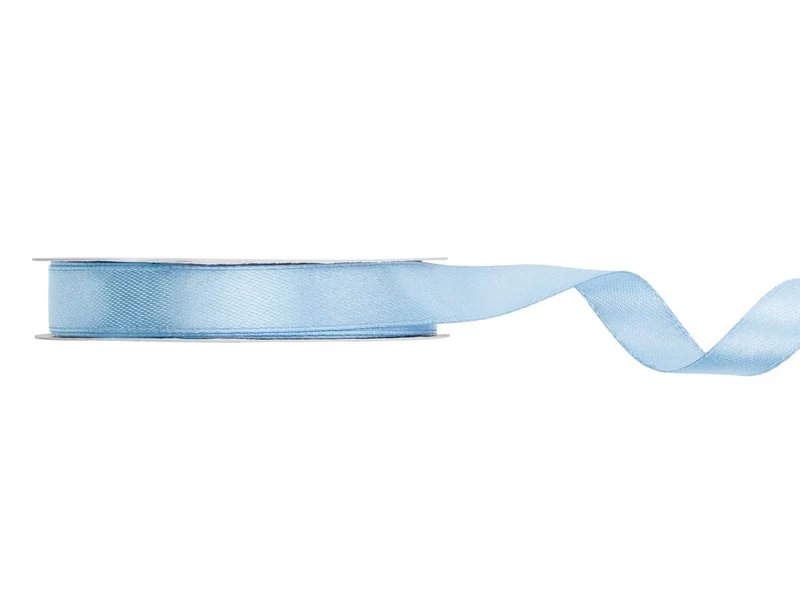 Hellblaues Band 12Mm Satin 25m