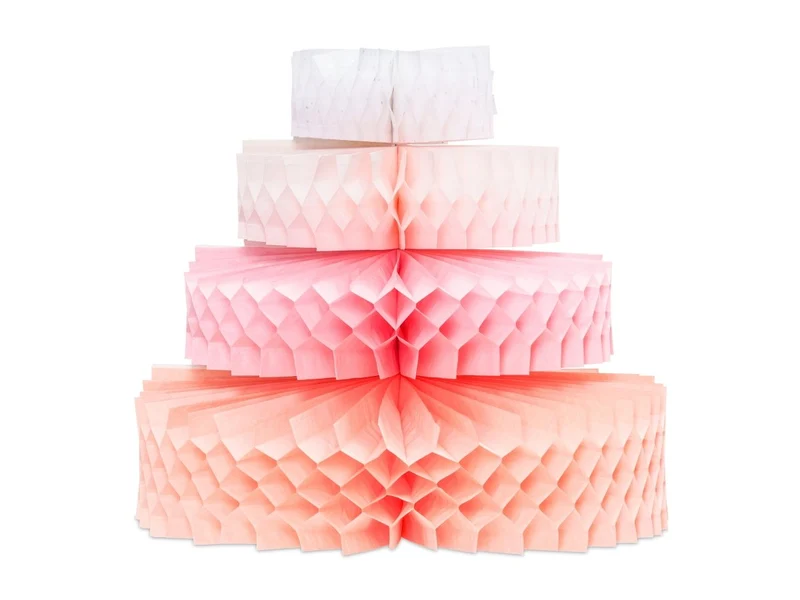 Bunte Tischdekoration Torte 23cm