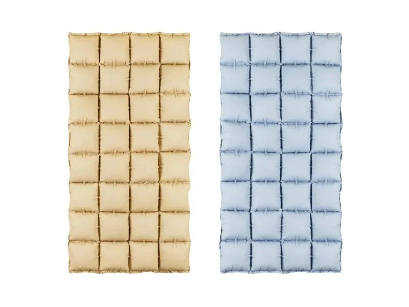 Blau Gelber Türvorhang 1.1m