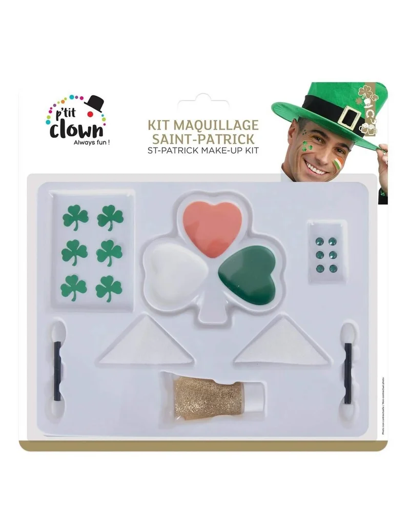 St. Patrick's Day Kleeblatt-Schminkpalette