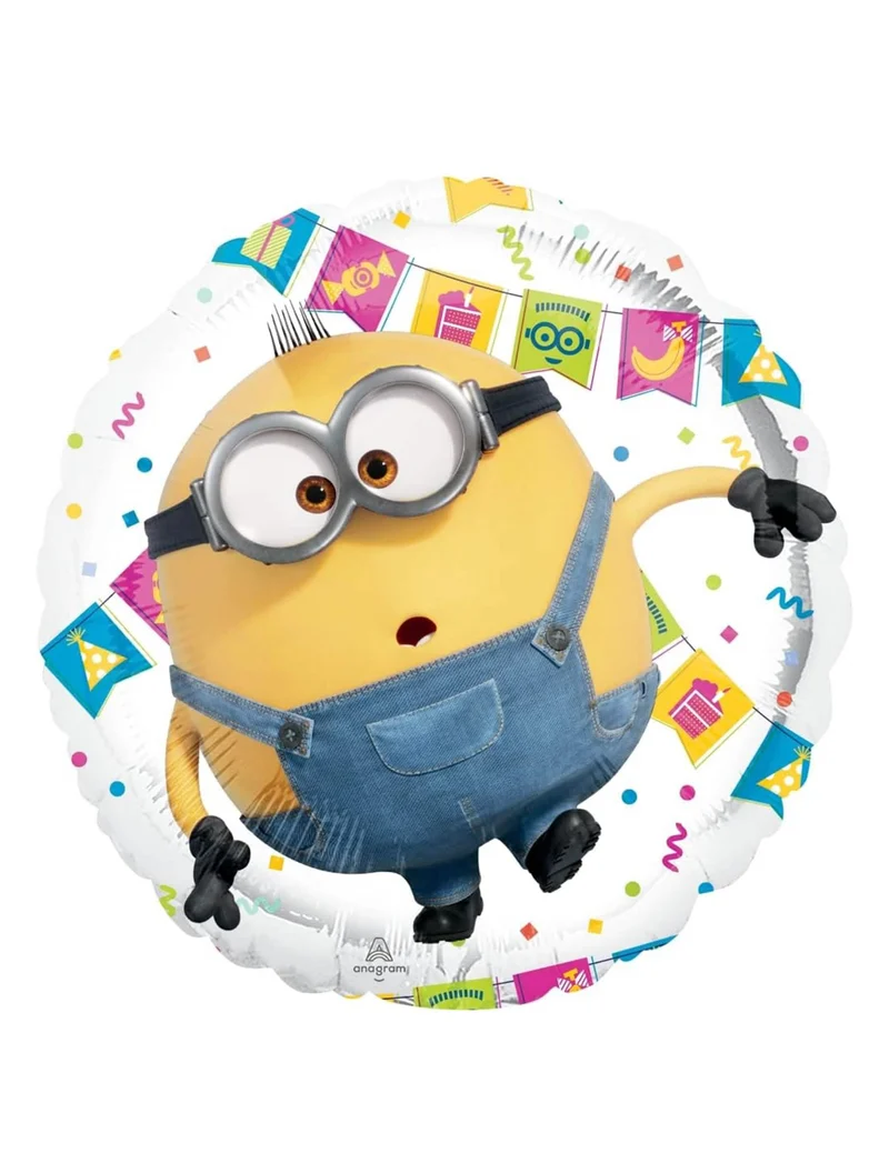 Ballon aus Aluminium Minions™ 45 cm