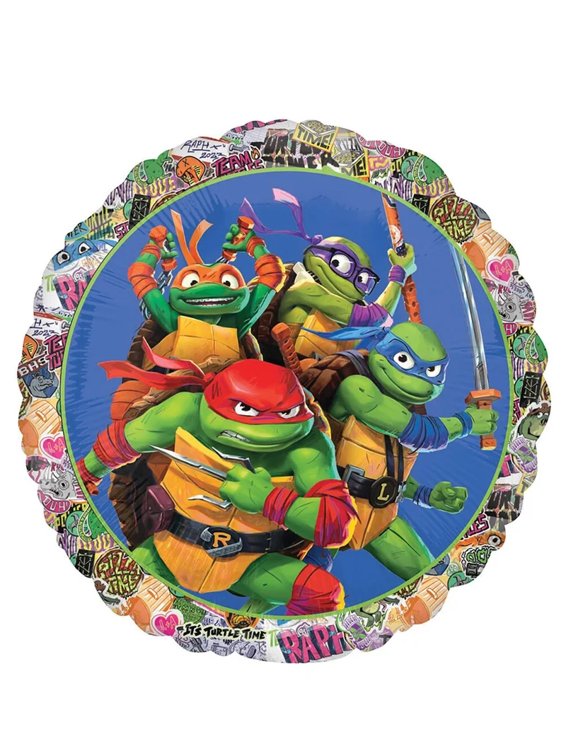 Ninja Turtles™ Aluminiumball 45 cm