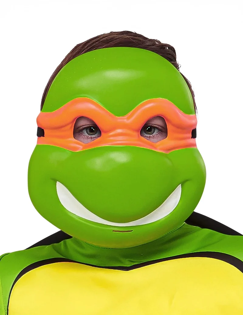 Michelangelo Ninja Turtles™ Kunststoffmaske für Kinder