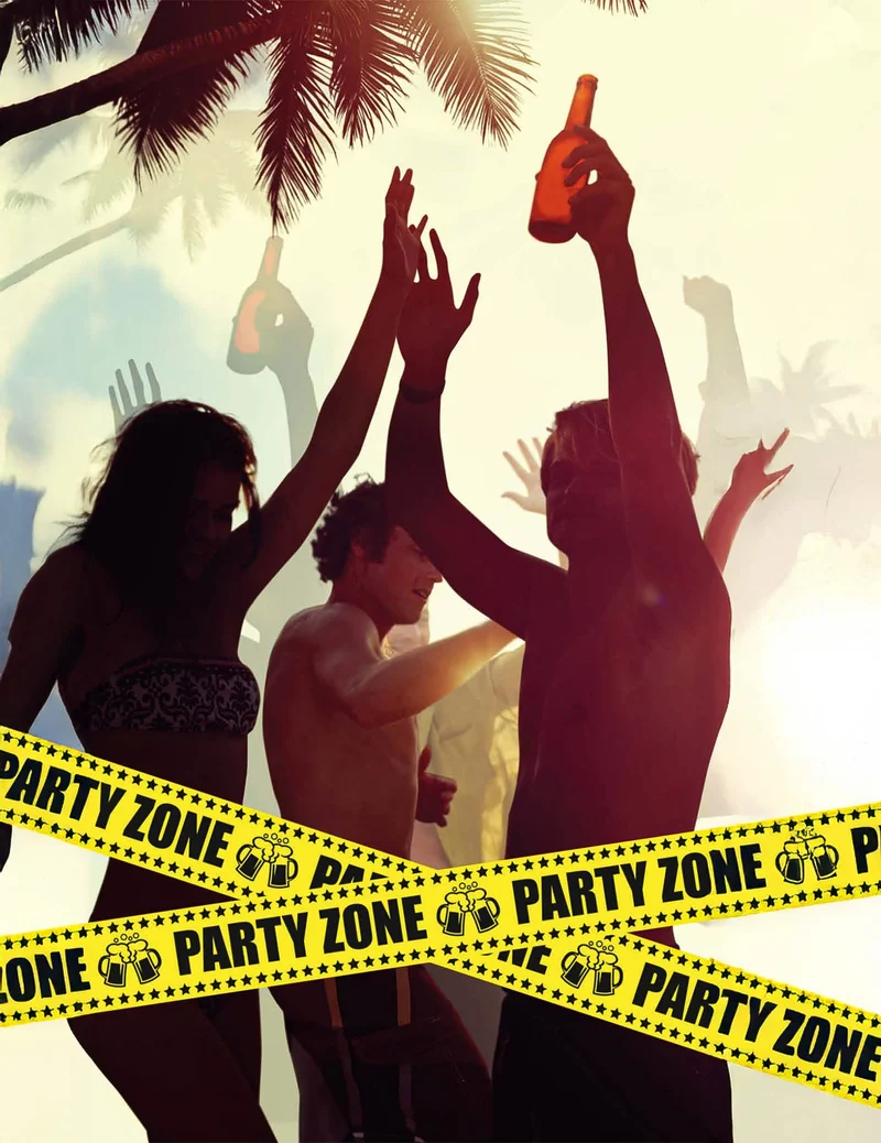 Party Zone Band 6m gelb