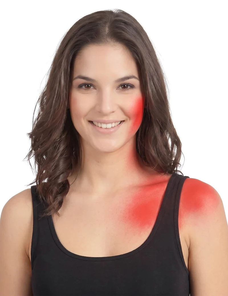 Rotes Körperglitzerspray 75 ml