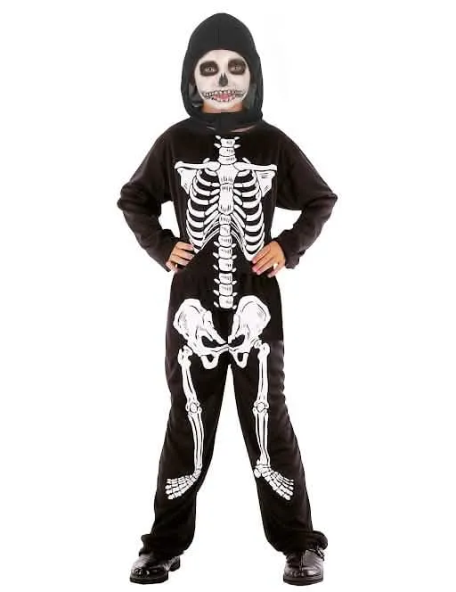 Skelett-Kostüm Halloween für Jungen