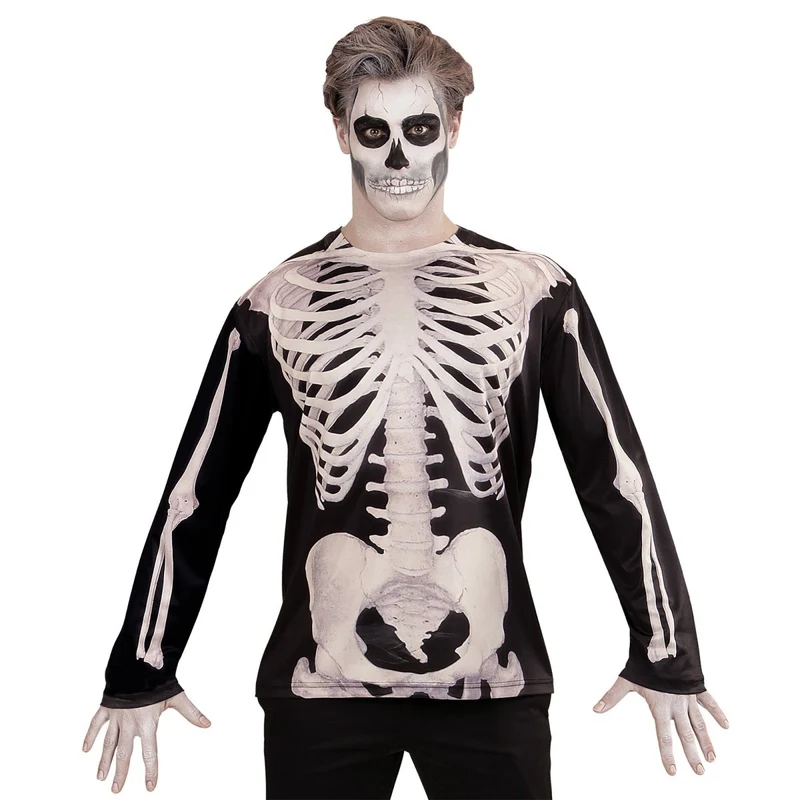 Halloween Shirt Herren Skelett