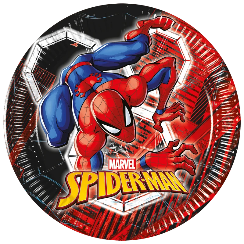Spiderman Teller 20cm 8Stück