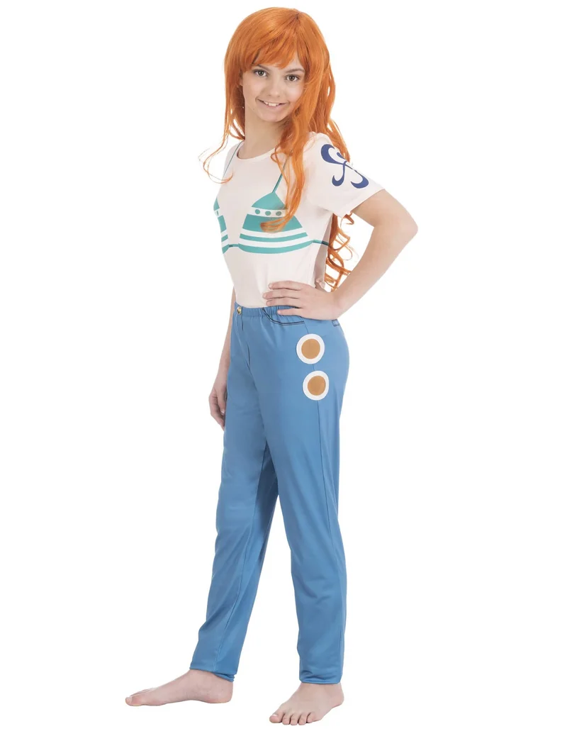 One Piece™ Nami-Kostüm für Kinder