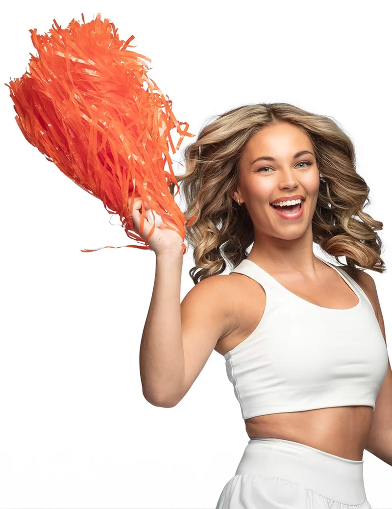 Cheerleader Pompon orange
