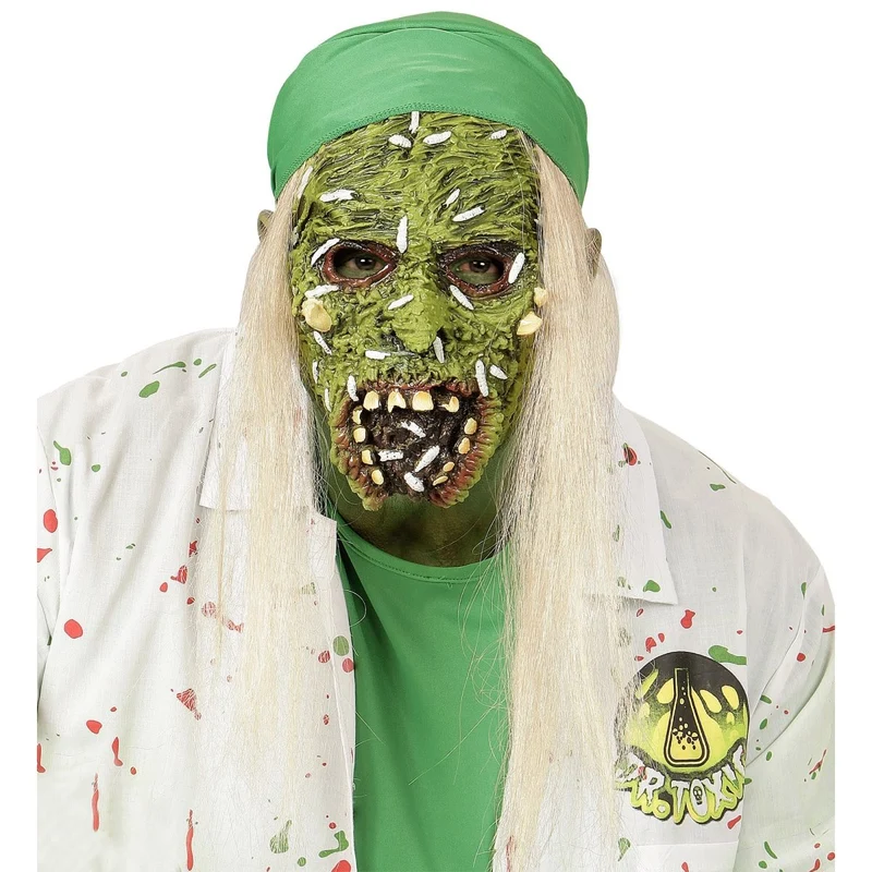Halloween Maske Grün Kind Zombie