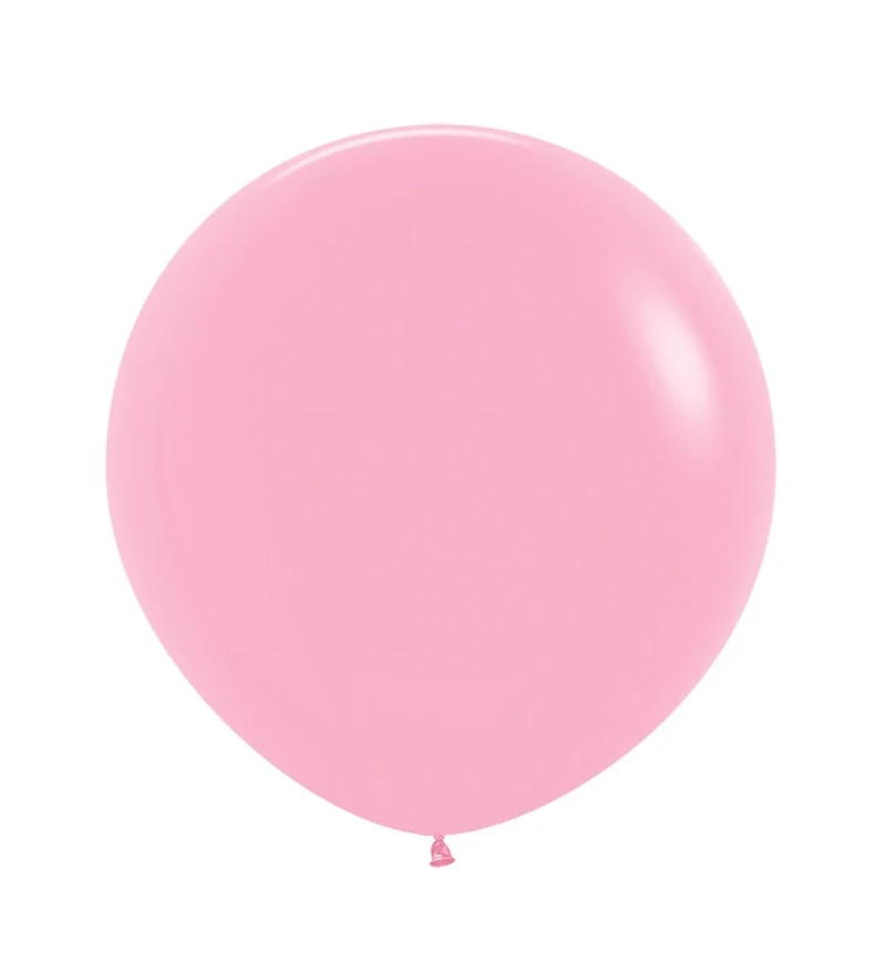 Hellrosa Luftballons Latex 61cm 3Stück