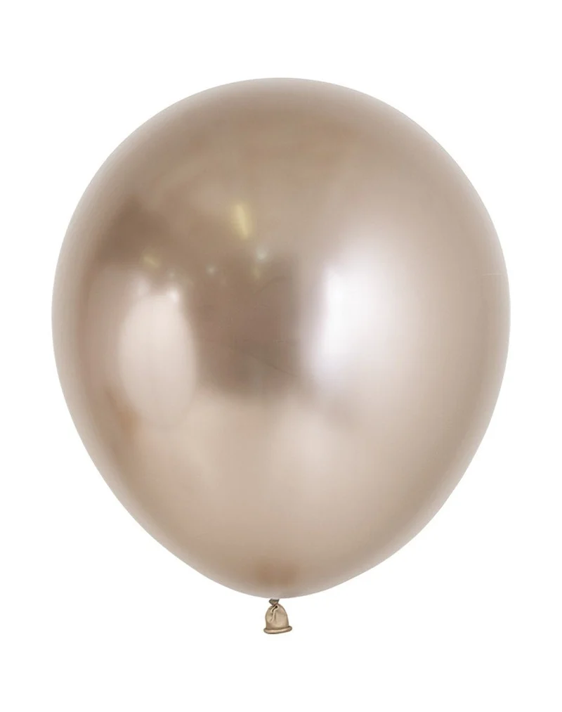 Gold Ballons Champagner 45cm 15Stk