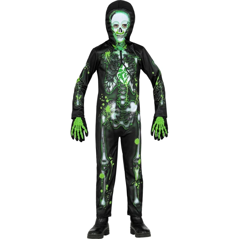 Halloween Kostüm Kind Giftiges Skelett