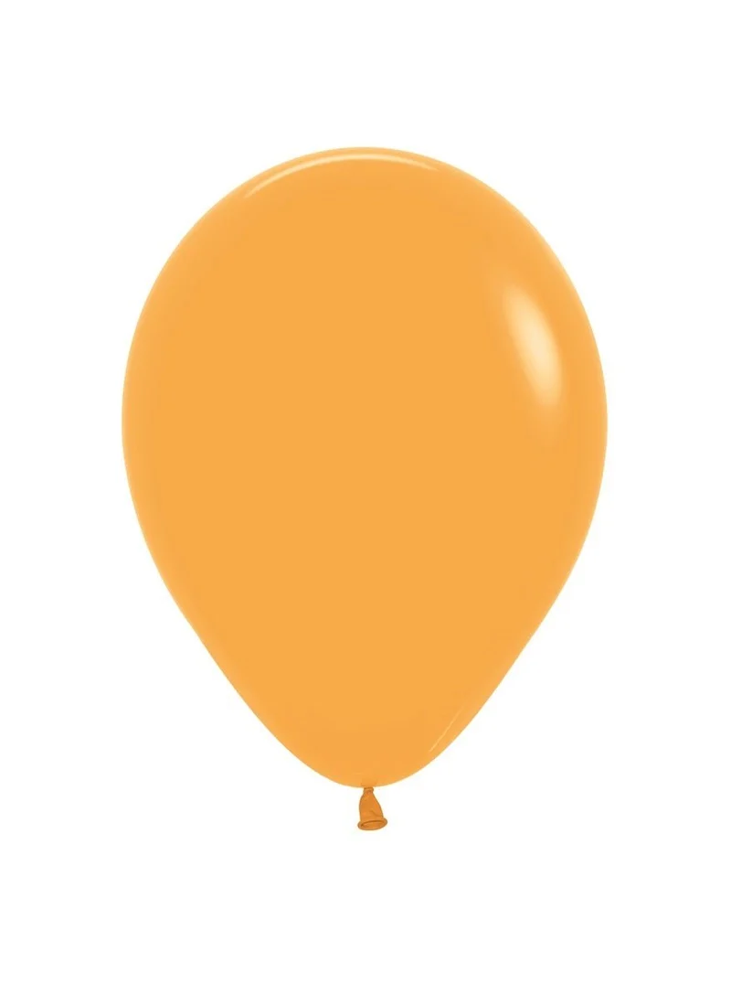 Orangefarbene Luftballons Senf 23cm 100Stk