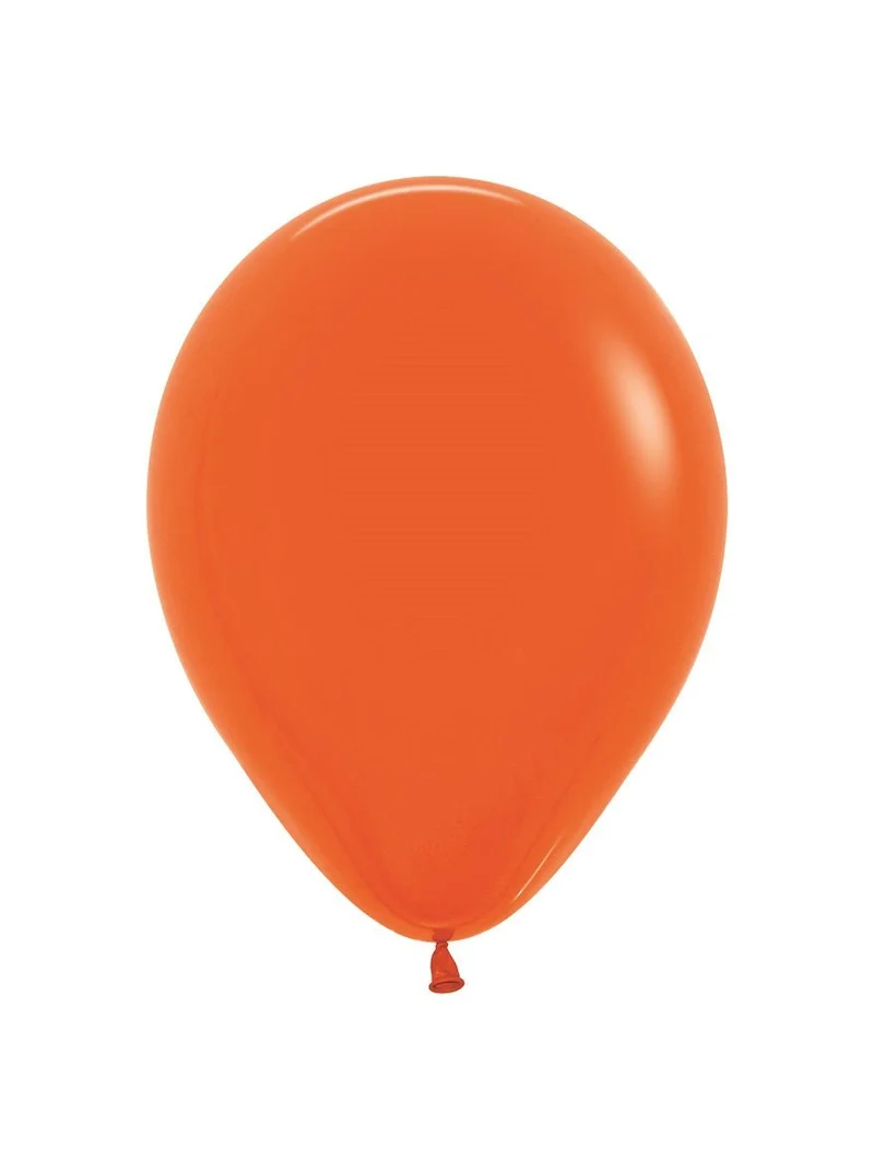 Orangefarbene Ballons 23cm 100Stück
