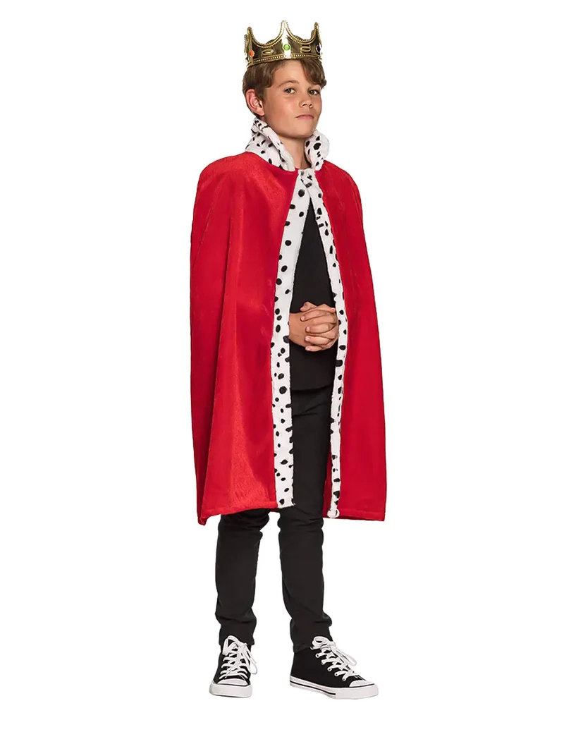 König Umhang für Kinder 80 cm