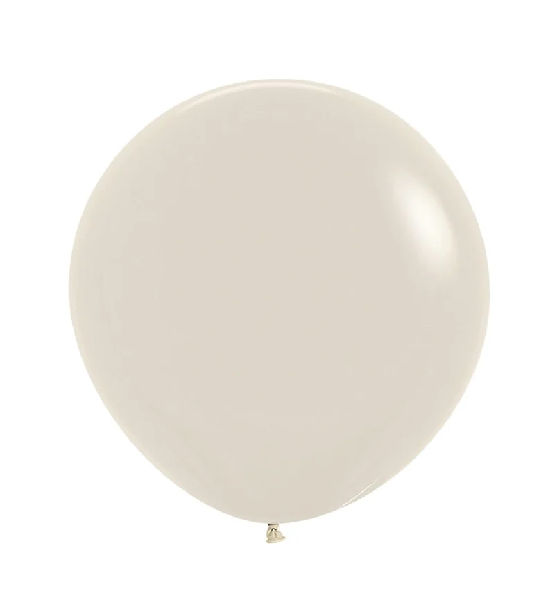 Beige Luftballons Pastell 61cm 3Stück