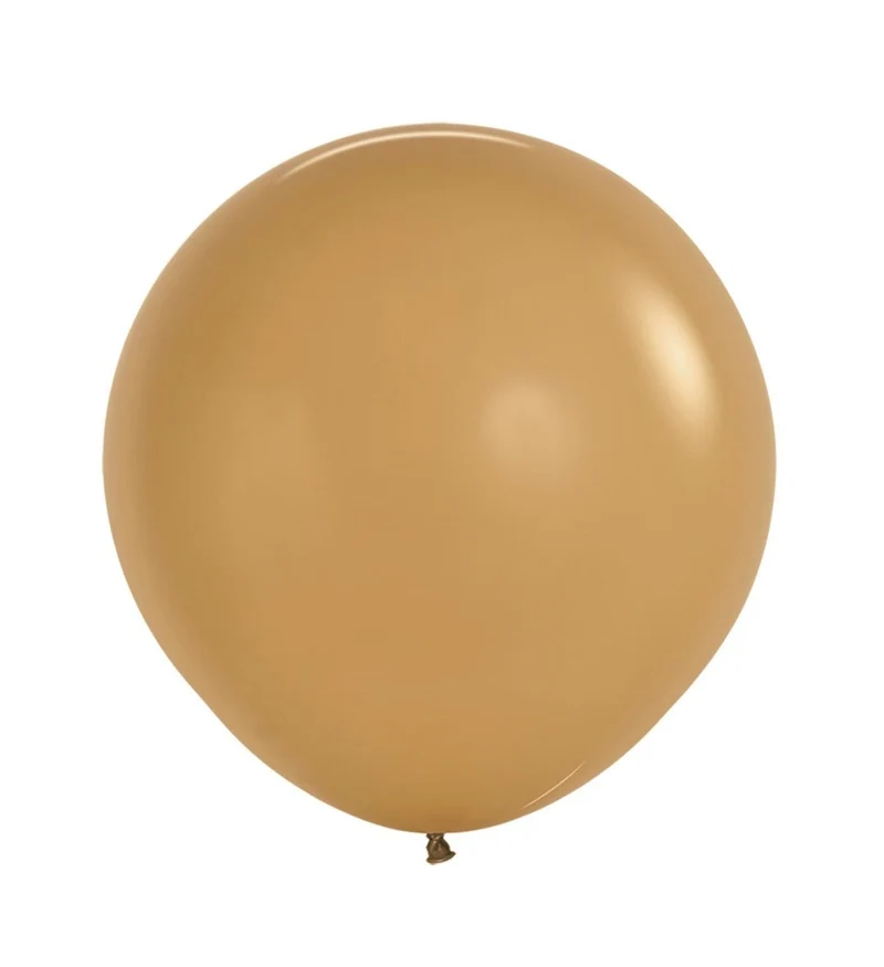 Braune Ballons Latte 61cm 3Stück