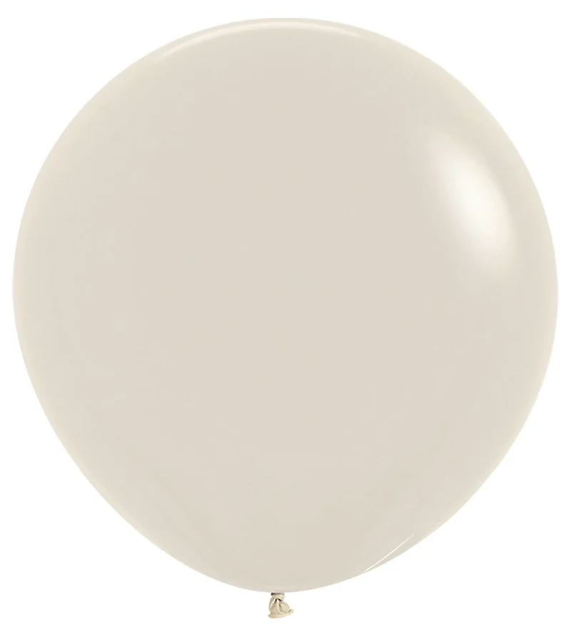 Beige Luftballons Creme 91cm 2Stk