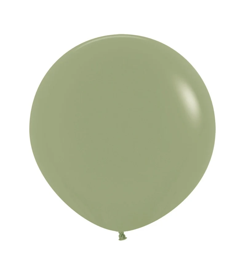Grüne Luftballons Eukalyptus 61cm 3Stück