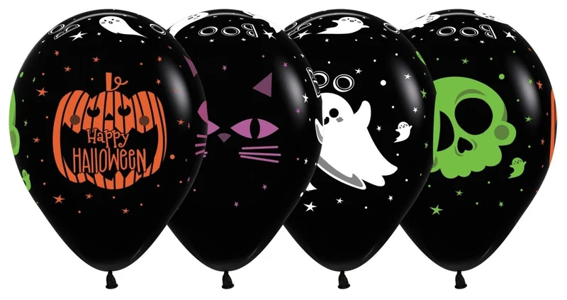 Halloween Ballons 30cm 25Stk