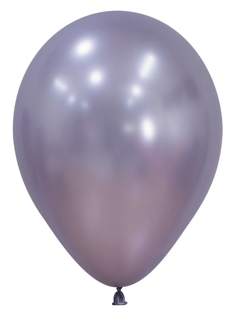 Lila Ballons Metallic Latex 30cm 50Stk